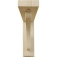 thumbnail image 2 of Ekena Millwork 2 1/2"W x 8 3/4"D x 8 1/4"H Reece Shelf Bracket, Rubberwood (4-Pack), 2 of 4