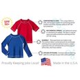 thumbnail image 2 of Baby Boys and Girls Solid Rashguard Swimming Tee Shirt Rash Guard SPF UPF Sun Protection for Summer Beach Pool and Play, L S White, 6-9 mon., 2 of 2