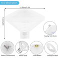 thumbnail image 2 of Color Floating Pool Light, Disco Bath Light, Ip68 Submersible Led Light, Led Underwater Light With, 2 of 5