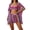 Hot Pink, variant on Womens 4 Piece Bikini Set Swimsuit Beach Cover Ups Kimono Swimwear Bathing Suit with Tummy Control High Waisted Shorts Watermelon Red