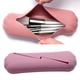 thumbnail image 5 of Estuche de silicona para brochas de maquillaje, estuche de viaje para brochas de maquillaje, herramientas de maquillaje, cosméticos suaves. Rosa, 5 of 9