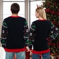thumbnail image 6 of Aideaone Ugly Christmas Light up Sweater for Women/Men with Multi-Colored Led Flashing Lights Knitted Sweater, 6 of 8