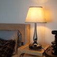 thumbnail image 3 of Scidweet Table Lamps Set of 2, Small Lamps for Bedroom with USB Charging Ports, 3 Way Dimmable Living Room Nightstand (Bulb Included), 3 of 6