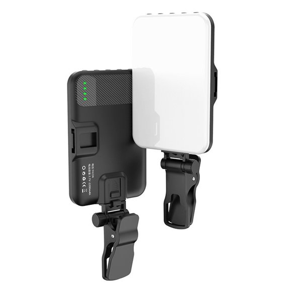 Photography Lamp,Dimmable Built-in Battery Dslr Camera Led Pocket Clip-on Led 2500k-6500k Dimmable Built-in Clip-on Led Video Led Fill 2500k-6500k Computer Tablet Mobile Led Video Video