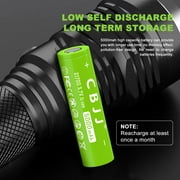 3.7V 21700 Rechargeable Battery Lithium 5000mAh for LED Flashlight,Toys,Headlamps, RC Cars,Garden Lights and Other Electronic Devices