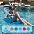 thumbnail image 5 of TRC Recreation Baja Folding Chair Swimming Pool Float Armchair, Bahama Blue, 5 of 9