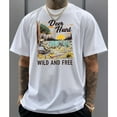 thumbnail image 2 of Deer Hunting T-Shirt – Retro Wilderness Graphic Tee for Men Who Hunt, Vintage-Style Buck Design for Outdoorsmen & Nature Lovers, 2 of 6