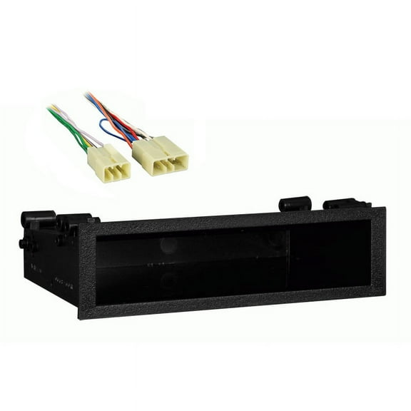 Fits Toyota Tercel Deluxe 1983-1986 Single DIN Car Harness Radio Dash Kit