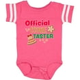 thumbnail image 3 of Inktastic Christmas Official Cookie Taster with Bell and Star Cookie Boys or Girls Baby Bodysuit, 3 of 5