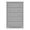 thumbnail image 3 of Stork Craft USA Kenton 5-Drawer Wood Dresser in Pebble Gray Finish, 3 of 8