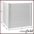 thumbnail image 7 of Casafield 42" x 42" Privacy Screen - Outdoor Vinyl Fence Panel - White, 7 of 7