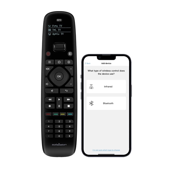 SofaBaton U2 Universal Remote Upgrade Backlit Button,Improved Scroll, All in One Universal Remote Control with App Control, Custom Macros, Compatible