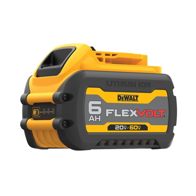 Batería DEWALT FLEXVOLT 20 V/60 V MAX de iones de litio, 6 Ah, DCB606