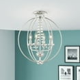 thumbnail image 5 of Arabella 4 Light Convertible Mini Chandelier/Ceiling Mount, 5 of 17