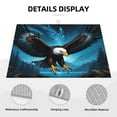 thumbnail image 3 of Bingfone Night Sky Forest Bald Eagle ,18" x 24"Dish Drying Mat for Kitchen Counter,Ultra Absorbent Microfiber, 3 of 7