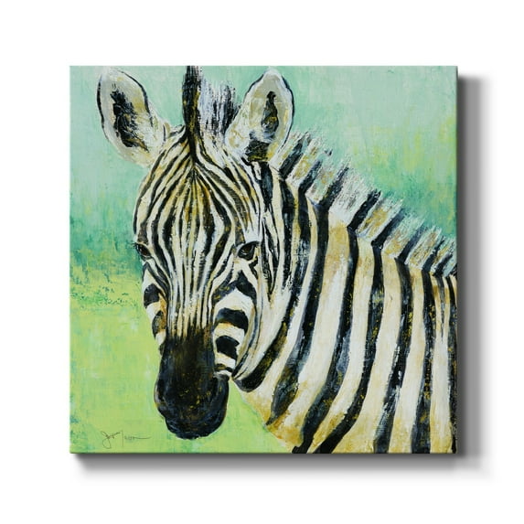 Painterly Zebra-Premium Gallery Wrapped Canvas - Ready to Hang