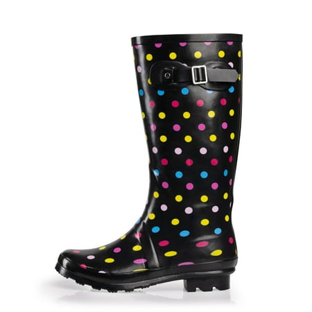 

NORTY Womens Mid-Calf 13 inch Female Rain Winter Boots Size 7