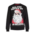 thumbnail image 5 of Jolly Knits Men's & Big Men's Crewneck Christmas Sweatshirt, Sizes S-3XL, 5 of 5