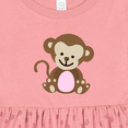 thumbnail image 4 of Inktastic Monkey Girls Baby Dress, 4 of 5