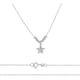 thumbnail image 1 of Collar De Estrella De Plata 925 Con Bola Diamantada De 45 Cm, 1 of 4