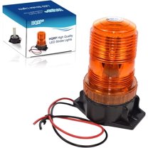 HQRP Amber Beacon Emergency Strobe Construction LED Lights Magnetic Mount Flashing Caution Safety Warning Led Light For Vehicles Truck Golf Cart Tractor Postal Car Atv Utv Snow Plow Forklift