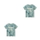 thumbnail image 2 of Sonducket Camiseta de dibujos animados de verano para niños, camisetas elásticas de manga corta con estampado de animales de 90-140cm, Type2 NO2, 2 of 6