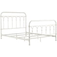 thumbnail image 2 of Chelsea Lane Abingdon Classic Metal Queen Bed, White, 2 of 7