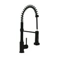 thumbnail image 2 of Nouvet Single Handle, Pull-Down Kitchen Faucet in Matte Black, 2 of 11