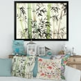 thumbnail image 3 of Designart 'The Forest of Bamboo Branches II' Lake House Framed Art Print, 3 of 4