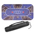 thumbnail image 1 of Portable Poker Mat Folding Non-slip Texas Hold'em Table Top, 1 of 5