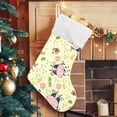thumbnail image 5 of Coolnut Cow Print Christmas Stocking Personalized Large Candy Stocking, Xmas Stockings Decoration Hanging Gift for Family Holiday Party Ornaments Decor Fireplace, 5 of 7