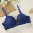 thumbnail image 3 of Tsesme Underwire Bras for Women Embroidery Lace Push up Bras Deep V-Neck Comfy Breathable Minimizers, 3 of 8