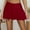 Red, variant on Huaizzzy Women's Solid Color Pleated Mini Skirt Casual Comfortable Homewear A Line Skirt for Summer Daily Wear Jean Skirts Crib Skirt Boy Womens Denim Skirt Jean Skirt Hinge Skirt Denim Skirts for