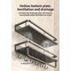 thumbnail image 4 of Estante de aluminio para baño, instalación en pared de 50CM/60CM, estante para champú, soporte de almacenamiento, organizador de cocina, estante de pared,Black 50cm B, 4 of 4