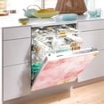 thumbnail image 5 of Dailycode Dishwasher Magnet Cover Magnetic Fridge Door Cover Home Kitchen Decor, Abstract Pink Gold Watercolor, 23"x 26", 5 of 6