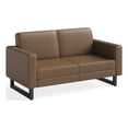thumbnail image 2 of Safco Mirella Lounge Settee, Brown Vinyl, Adult, 2 of 2