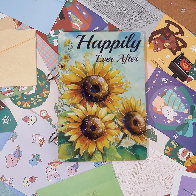 greeting card album sleeves Amazon.com: Suzile 2 Packs 9x6.5 Inch Greeting Card Organizer Book Wood  Floral Card Organizer Album Binder, Keepsake Storage Holder Gift for  Wedding Anniversary Mother's Day Holiday Memory Photo Collection : Health & main image 0