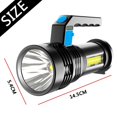 thumbnail image 4 of LED COB Linterna brillante 4 Modo 300lm Lámpara de reflector de antorcha impermeable (Azul), 4 of 4