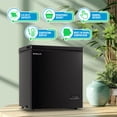 thumbnail image 2 of DEMULLER Chest Freezer Deep Freezer Mini Freezers with 2 Baskets Top Open Door New Black, 2 of 8