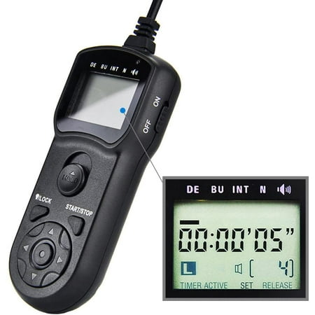 jjc tc 80n3 intervalometer timer remote shutter release time laspe for canon eos 5d mark iv iii ii 6d mark ii 7d mark