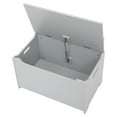 thumbnail image 3 of Canddidliike Wooden Toy Chests with Flip-Top Lid, Storage Ottoman Bench for Bedroom - Gray, 3 of 8