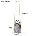 thumbnail image 2 of FORMRS Crossbody Bag for Women Shoulder Cell Phone Purse with Zipper, Small Pink Flower, 2 of 7