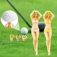thumbnail image 4 of Staron Bikini Golf Tees, 6-Pack Plastic Ladies Golf Tees, Women's Novelty Golf Accessories for Gifts Practice Tournament, 4 of 6