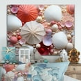 thumbnail image 2 of Designart "Beach Photo Seashell composition VIII" Nautical & Beach Metal Wall Art Prints, 2 of 5