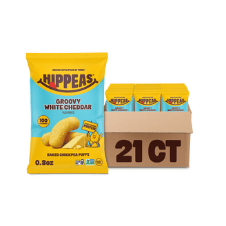 Hippeas Chickpea Puffs Vegan White Cheddar and Nacho Vibes Variety