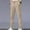 Khaki, variant on Work Pants for Men Fashion Solid Color Pocket Stretch Men's Elastic Waist Drawstring Casual Trousers Casual Trousers Long Lightweight Straight-Legs Pants