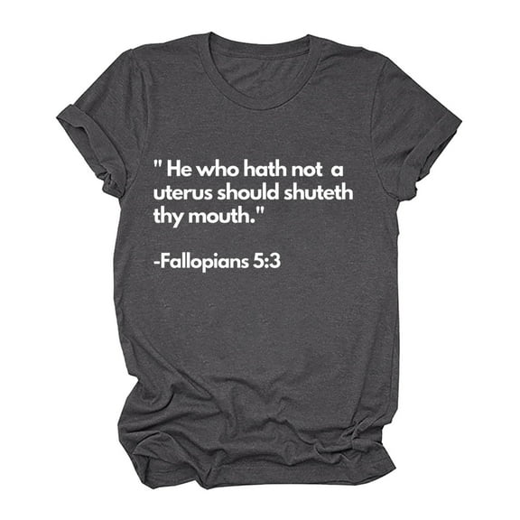 Patlollav Womens Plus Size Women Shirt Casual Letter Print Pullover Short Sleeve T-Shirt Tops