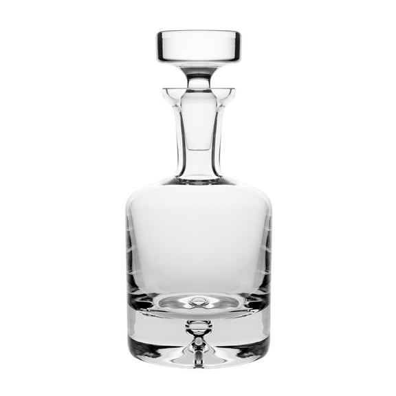 Majestic Gifts Inc. Majestic Gifts Inc European Glass Round Whiskey Decanter-Stopper-25oz