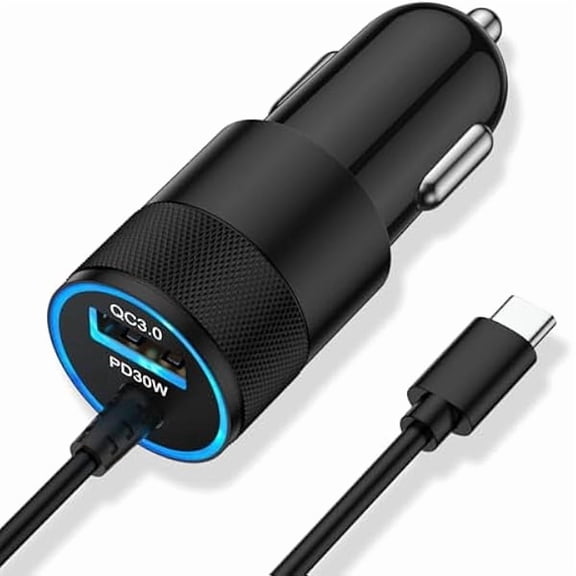 48W USB C Fast Car Charger for Samsung Galaxy Z Fold 6 5 4 3 Flip 6 5 4 3, Google Pixel 9, 9 Pro XL Fold, S24 S23 S22 S21 S20 Ultra FE Plus 5G, Type C 3ft Cable
