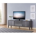thumbnail image 3 of 66'' Verona TV Stand with Storage, Grey, 3 of 3